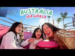 Sea World (We saw dolphins, sharks & Paw Patrol)  + nicest Airbnb + playgrounds || Australia Vlog