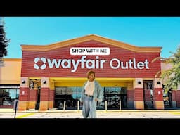 SHOP WITH ME |WAYFAIR OUTLET #homedecor #discount #furniture