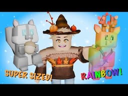 Rainbow and Supersized Pets! Roblox Pet Line ( MY GAME! )