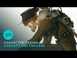 Character Design Concept Art Process - Professional Workflow