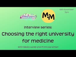 Choosing the right university for Medicine