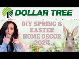 DIY EASTER AND SPRING HOME DECOR | EASY DIY #SPRINGDECOR #dollartree