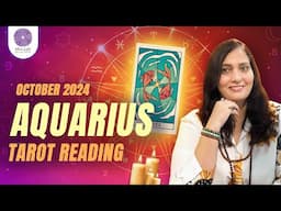 Aquarius October 24 monthly tarot reading #tarot #monthly #october