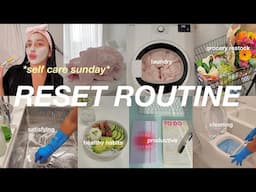 *ultimate* RESET ROUTINE 2024🌱 fridge restock, deep clean motivation, grocery shop, self care sunday