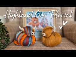 My HIGHLAND COW KIT - Full Needle Felting Tutorial