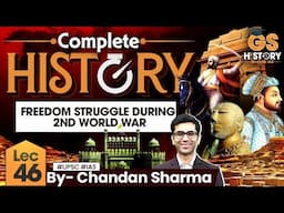 Indian Modern History: Freedom Struggle During the 2nd World War | SAHAS Series Lecture 46