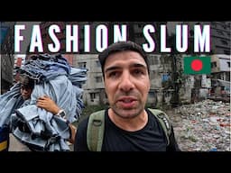 INSIDE THE WORLD'S BIGGEST FASHION SLUM 🇧🇩 (It’s intense!) Dhaka, Bangladesh