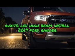 AUXITO LED High Beams Proven to Outshine Factory Lights in 2019 Ford Ranger!