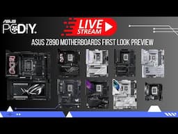 First Look Preview of ASUS Z890 Motherboards