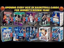 *INSANE AUTO PULL!🤯 OPENING EVERY BOX OF BASKETBALL CARDS THAT CAME OUT DURING WEMBY'S ROOKIE YEAR!🔥