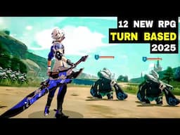 Top 12 New TURN BASED Game RPG Android & iOS 2025 | Best Graphic RPG Turn-Based Game Mobile !!