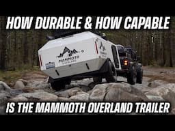 The Off Road Capability & Ruggedness of our Overland Trailer is Unmatched!