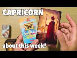 CAPRICORN "WOW! LUCKY YOU, LUCKY WEEK AHEAD!!"