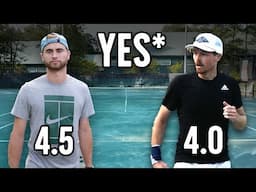 Can a 4.0 beat a 4.5? | Singles Tennis Match | Richmond, Va