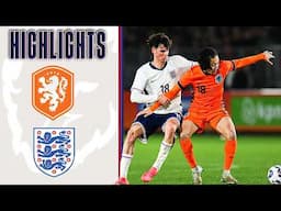 Dane Scarlett Superb Diving Header! | Netherlands U21 v  England U21 | Friendly | Highlights