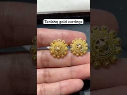 Tanishq gold earrings designs #earrings #tanishqgoldjewellery #tanishq #short #shortvideo