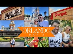 Disney’s Magic Kingdom | Longhorn Steakhouse & Target shopping | Orlando Day 2