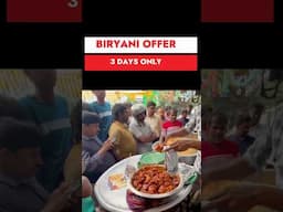 మన వైజాగ్ లో ఆఫర్ బిర్యానీ #vizag #biryani #offer #shorts #foodie