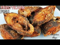 Crispy Fried Tilapia Fish/How To Make Fried Tilapia Fish.