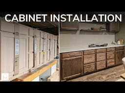 Cabinet Installation in Dining Room