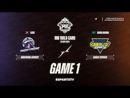 Niightmare Esports vs Geekay Esports GAME 1 M6 World Championship Wild Card Stage | NME vs GKE