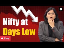 Why is NIFTY down today? | Key support broken? | What Next? | CA Rachana Ranade