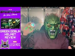 Marvel Legends GREEN GOBLIN HELMET Spider-Man No Way Home Cosplay MCU Movie Role Play Gear Review