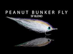 Peanut Bunker Fly Tying - SF Blend - How to tie saltwater flies.