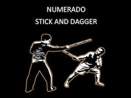 Numerado with stick and dagger