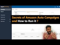 Secrets Of Amazon Auto Campaigns |How To Run PPC Auto Campaign On Amazon | Amazon Advertising