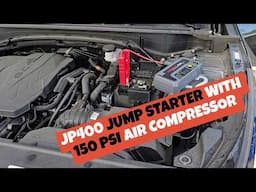 LOKITHOR JP400 Jump Starter & Air Compressor Review | 2500A 12V Portable Booster 2024