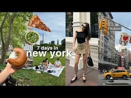 7 days in New York City 🚕 central park, Manhattan, Brooklyn, popular cafes & restaurants