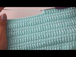 How To Crochet An Easy Stitch Ideal For Blankets Hats  Bags