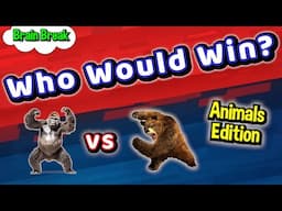 Who Would Win? Workout! (Animals Edition) - Family Fun Fitness Activity - Brain Break