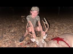 (Emotional Video) 10 Year Old Girls First Big Buck With A Crossbow!