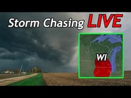 STORM CHASING In Wisconsin! (Live Storm Chasing 11-10-24)