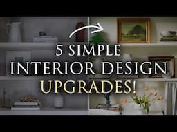 5 Interior Design Mistakes & How To Fix Them - Simple & Stylish Tips!