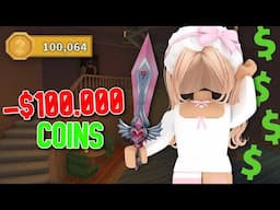 I SPENT $100,000 In MM2... (Murder Mystery 2)