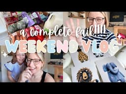 A FAIL OF A WEEKEND! 😅 weekly groceries, nursery prep and pregnancy exhaustion!