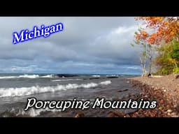 Fall Backpacking the Pinkerton Creek Trail to Lake Superior Campsite LS 7 in the Porcupine Mountains