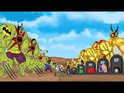 Rescue GOD & ZOOMBIE HULK & SPIDERMAN, SUPERMAN: Who is stronger??? | SUPER HEROES MOVIE ANIMATION