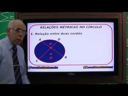 Relações Métricas no Círculo - Geometria Plana