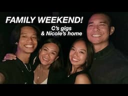 FAMILY VLOG - C's gigs and Nicole's home | The Laeno Family