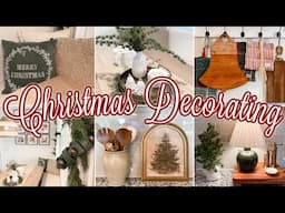 NEW *CHRISTMAS DECORATE WITH ME * 2024 🎅🏼🎄🎁 | Kitchen Christmas Decor w/ DIY Christmas Decorating