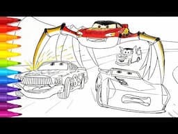 Halloween Spider Lightning McQueen & Dracula Mater Chase Jackson Storm & Hicks | CARS 3 2.0 Drawing