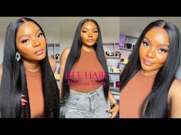 THIS IS DEFINITELY MY HAIR😍| Under 5 minutes install| pre- everything✅M-cap Wig ft ISEE HAIR