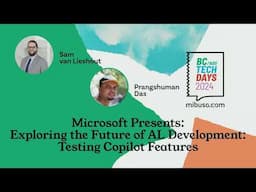 Microsoft Presents: Exploring the Future of AL Development: Testing Copilot Features