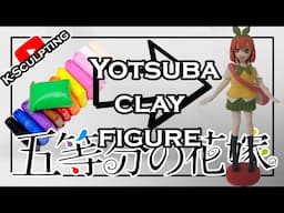 Yotsuba Nakano (The Quintessential Quintuplets)/Como hacer figuras de arcilla "Air Clay" Tutorial