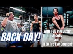 Camp Jansen Coach/IFBB Pro JUSTIN JACOBY TRAINS BACK WITH IFBB PRO ÈVE GAGNON!