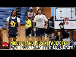 Nicolet Goes At Pius XI In Fall League! David Bolden Shows Out!